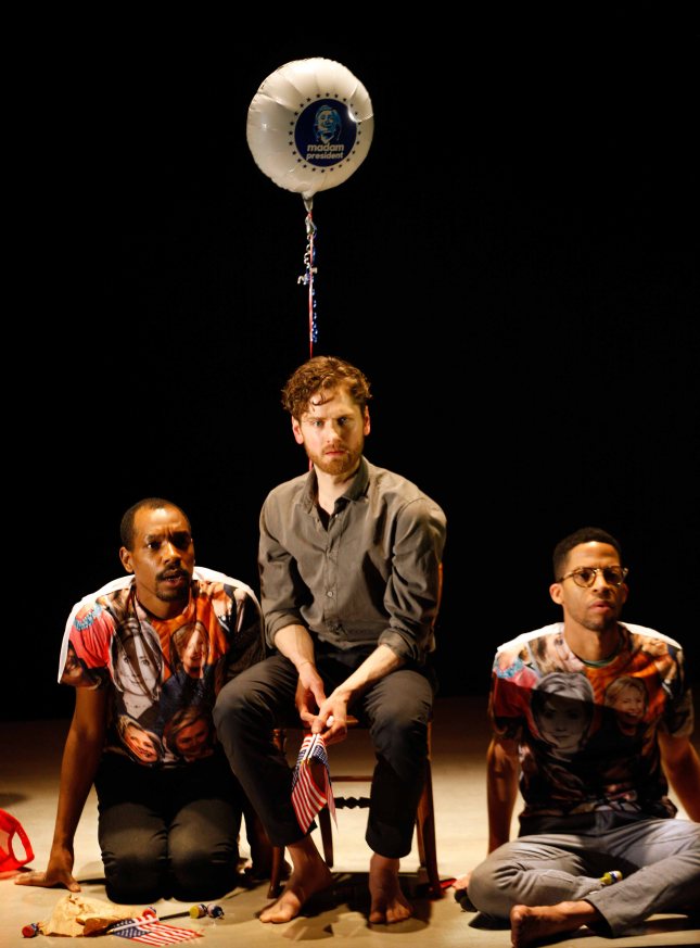 Syrus Lowe, Kyle Soller and Michael Walters in The Inheritance at the Young Vic © Simon Annand